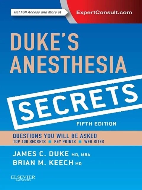 Duke’s Anesthesia Secrets 5th Edition