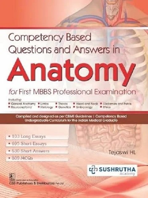 Competency Based Questions And Answers In Anatomy For First Mbbs Professional Examination (Pb 2022) Competency Based Questions And Answers In Anatomy For First Mbbs Professional Examination (Pb 2022)