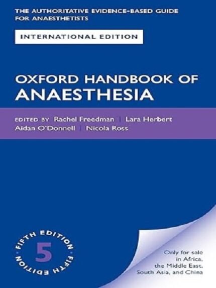OXFORD HANDBOOK OF ANAESTHESIA 5th Edition