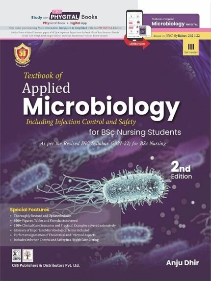 Textbook Of Applied Microbiology Including Infection Control And Safety For Bsc Nursing Students 2Ed (Pb 2025)